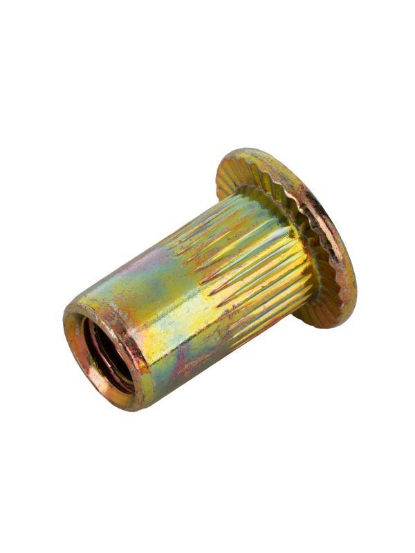 Заклепки резьбовые, стальные, оцинкованные, М4, пластиковый кейс, 140 шт. Denzel