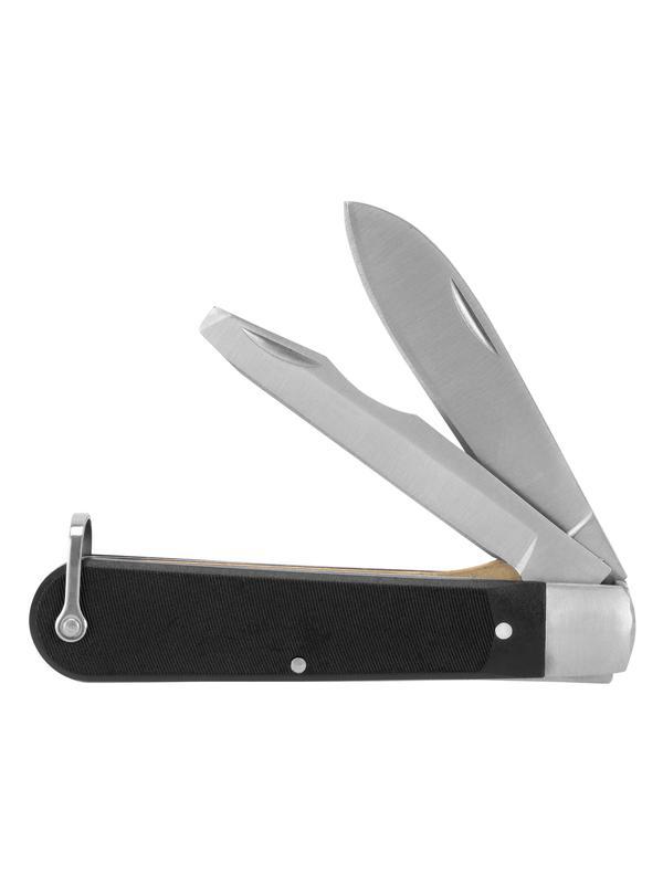 Нож садовый, 168 мм, складной, с двумя лезвиями, пластиковая рукоятка Palisad