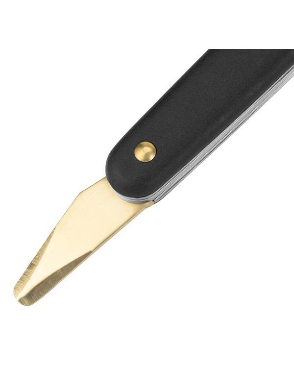 Нож садовый, 165 мм, складной, окулировочный, пластиковая рукоятка Palisad