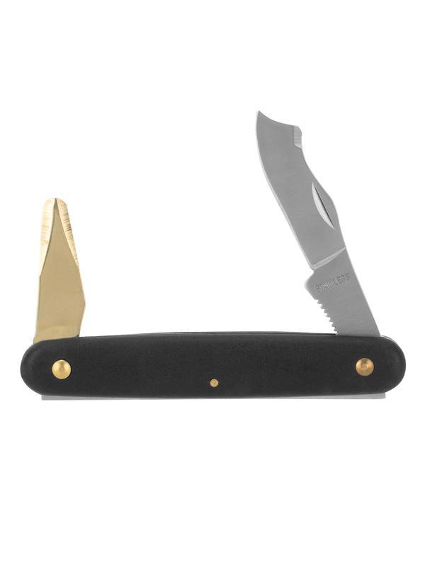 Нож садовый, 165 мм, складной, окулировочный, пластиковая рукоятка Palisad