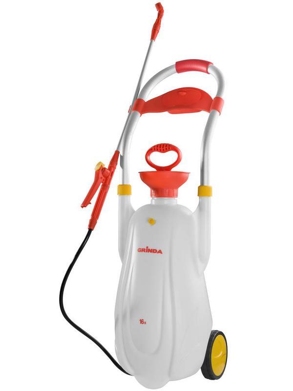 GRINDA Handy Spray, 16 л, на колёсах, с широкой горловиной, опрыскиватель (8-425163)