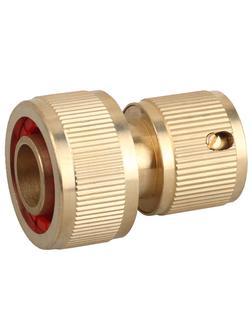 GRINDA 3/4″, с автостопом, из латуни, для шланга, быстросъемный соединитель (8-426130)