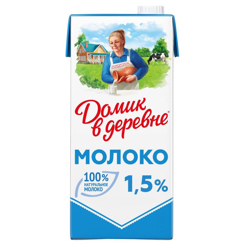 Молоко Домик в Деревне 1,5% 950г