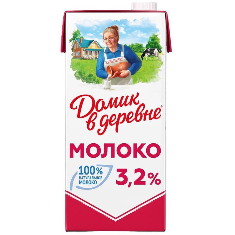 Молоко Домик в Деревне 3,2% 950г