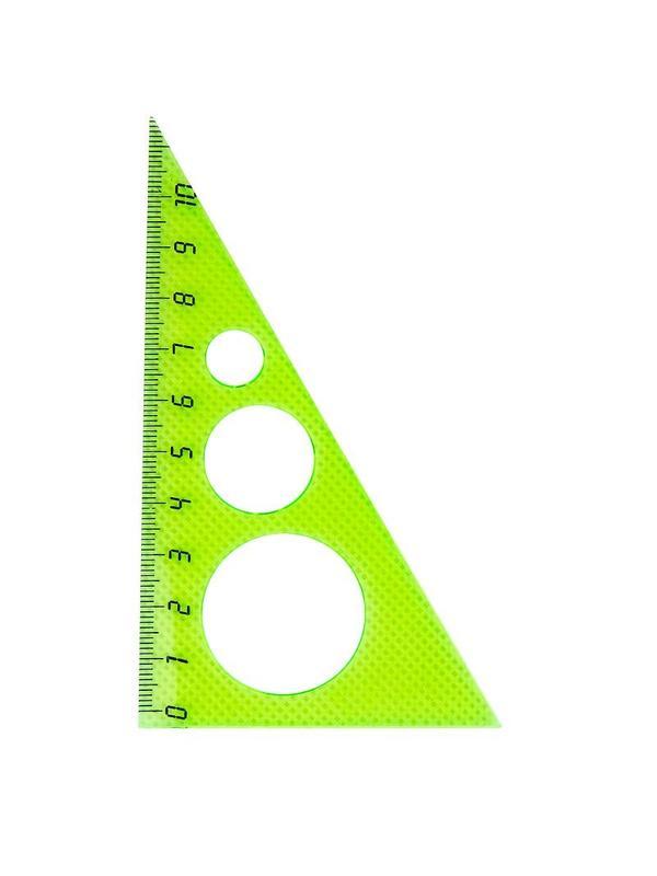 Набор малый: линейка 15см, угольники 10см и 7см, трансп-р 10см,цвет васс.