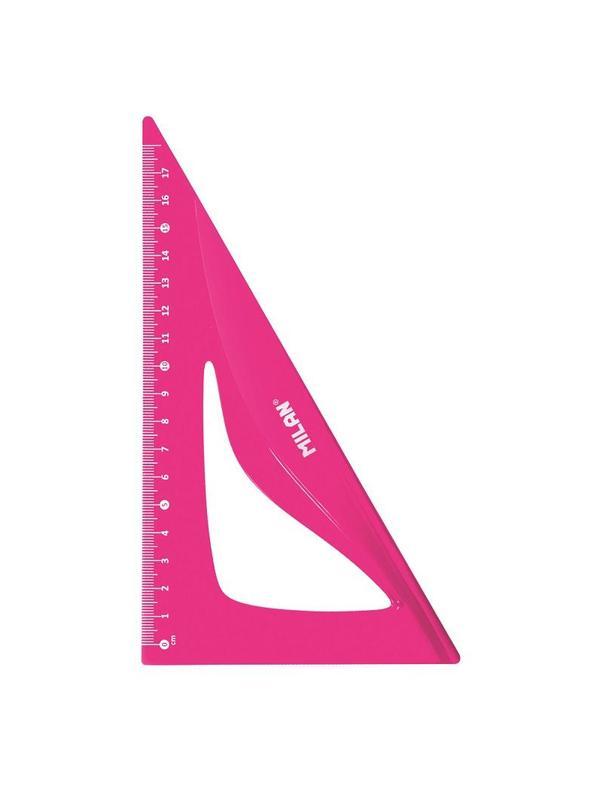 Milan Набор чертежный большой Flex & resistant цвет розовый