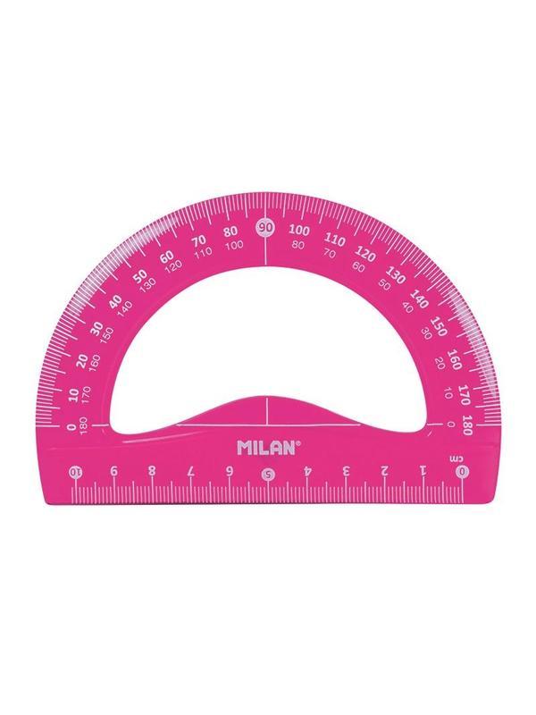 Milan Набор чертежный большой Flex & resistant цвет розовый