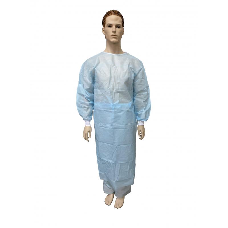 Халат хирург. стер., рук.манжета дл.140 см пл 42 р.56-58  1шт./уп  Гекса