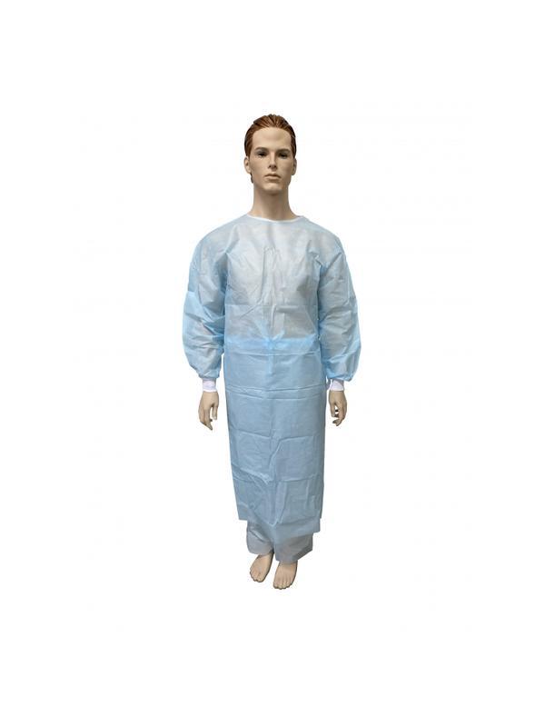 Халат хирург. стер., рук.манжета дл.140 см пл 42 р.56-58  1шт./уп  Гекса