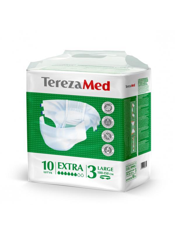 Подгузники TEREZA MED extra large (№3) 10 шт/уп (90068)