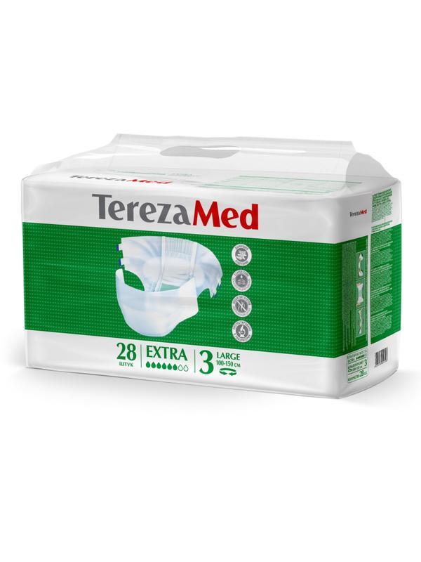Подгузники TEREZA MED extra large (№3) 28 шт/уп (90258)