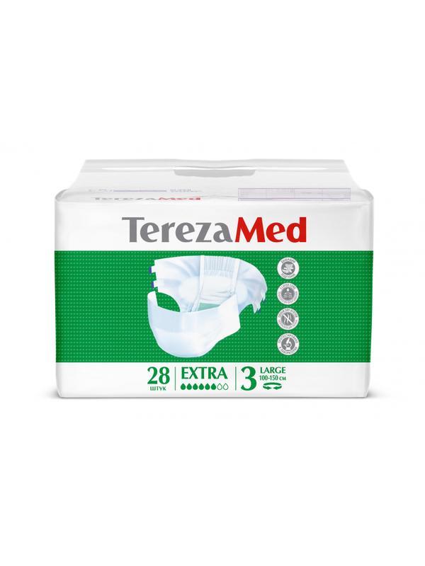 Подгузники TEREZA MED extra large (№3) 28 шт/уп (90258)