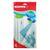 Набор черт. принад. Kores: лин.30см, два треуг 60и45 град-21см, трансп 12см