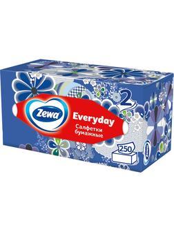 Салфетки косметические ZEWA Everyday 2-сл 250шт/уп 8679