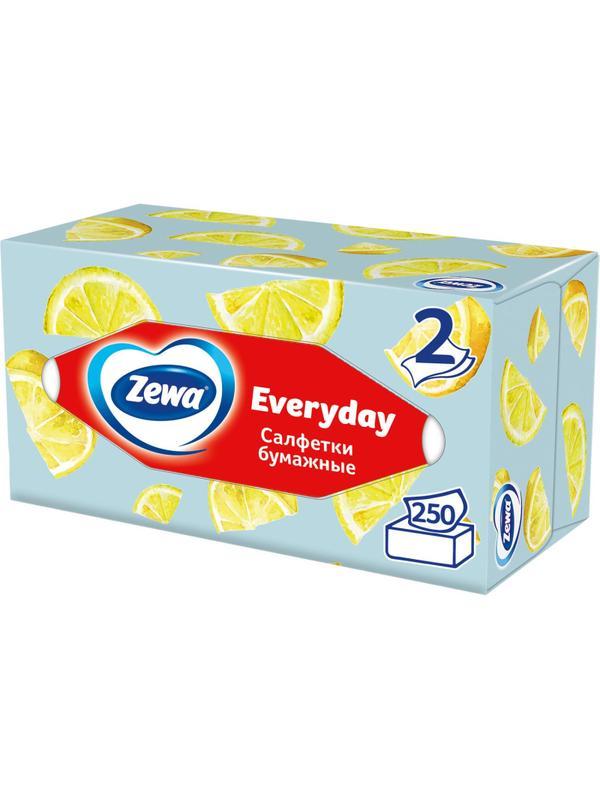 Салфетки косметические ZEWA Everyday 2-сл 250шт/уп 8679
