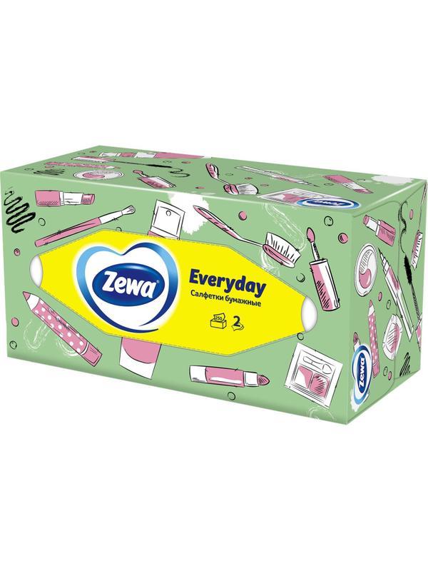 Салфетки косметические ZEWA Everyday 2-сл 250шт/уп 8679