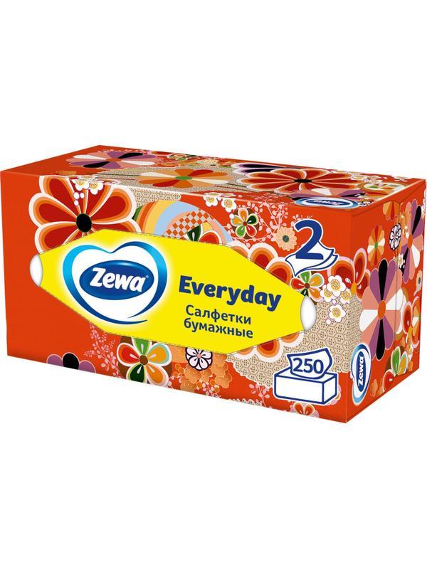 Салфетки косметические ZEWA Everyday 2-сл 250шт/уп 8679