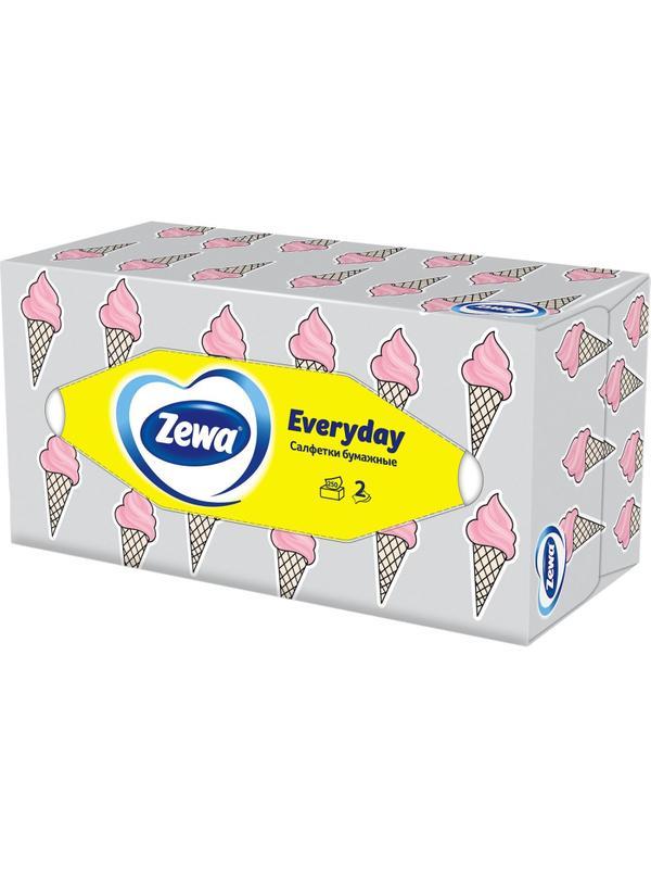 Салфетки косметические ZEWA Everyday 2-сл 250шт/уп 8679