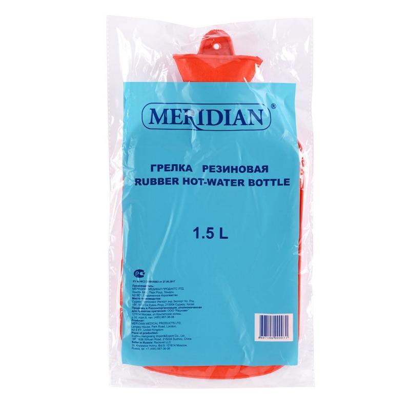 Грелка резиновая 1,5 л Meridian