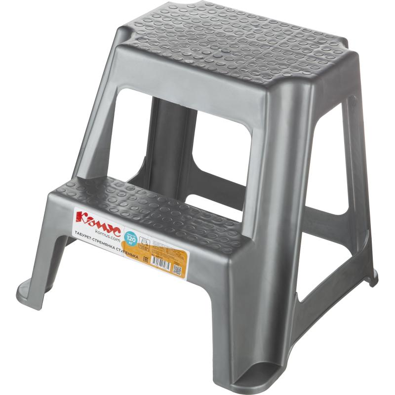 Стремянка Табурет - стремянка ступенька серая Комус