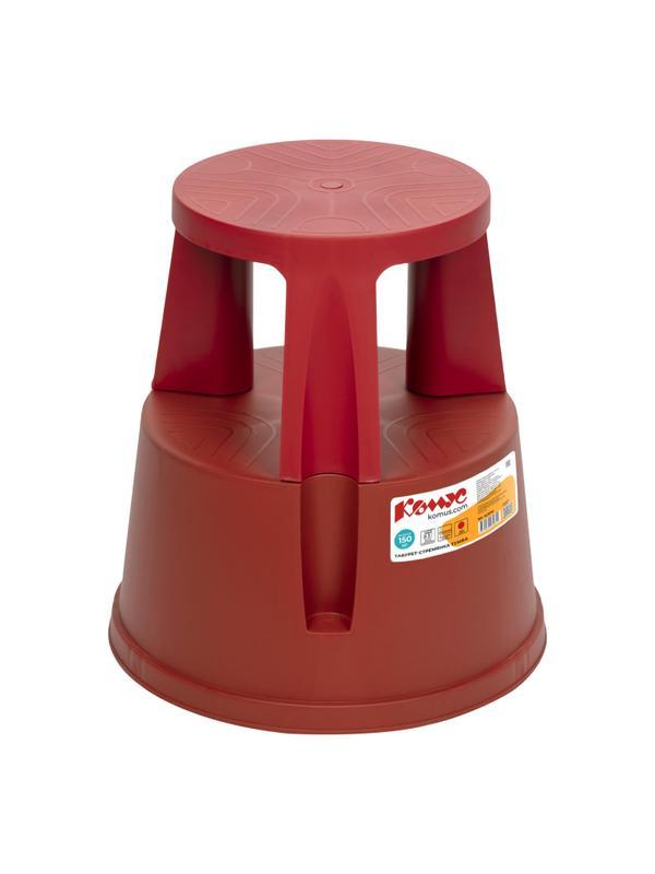 Стремянка Табурет - стремянка тумба красная Комус