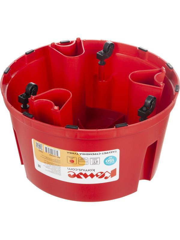 Стремянка Табурет - стремянка тумба красная Комус