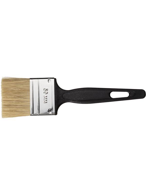 Кисть флейцевая Стандарт, 50x6, нат. щетина,пластик.ручка//Сибртех(82504)