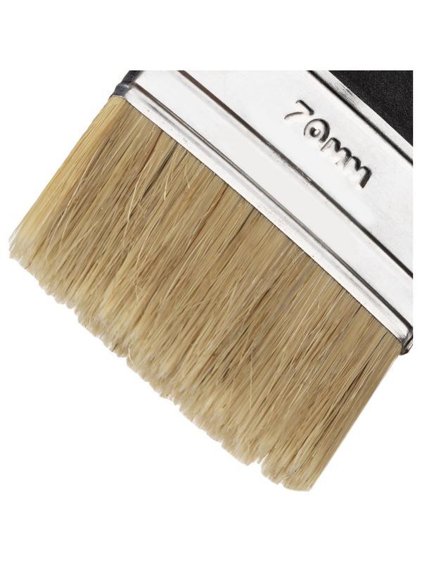 Кисть флейцевая Стандарт, 70x6, натур.щетина, пласт.ручка//Сибртех(82506)