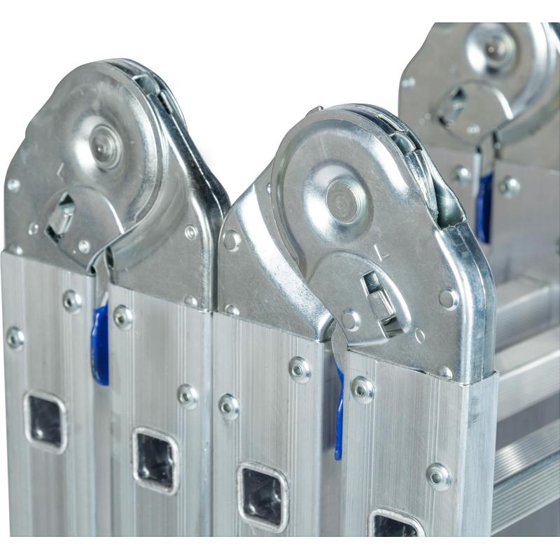 Лестница шарнирная алюминиевая 4х5 ступеней Комус      