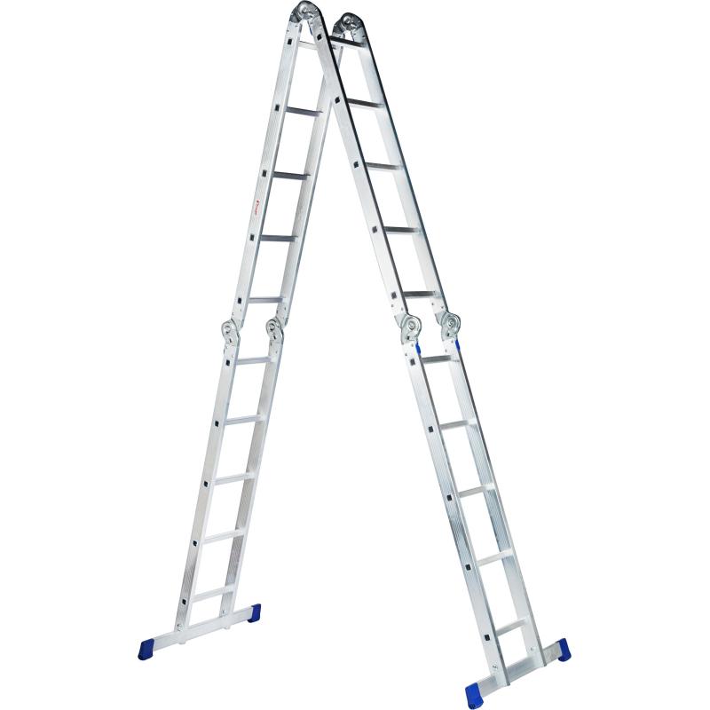 Лестница шарнирная алюминиевая 4х5 ступеней Комус      