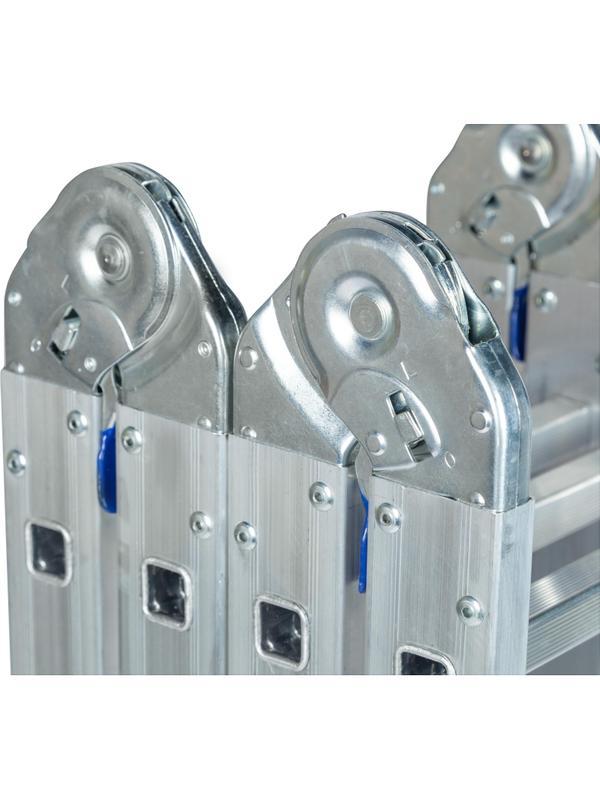 Лестница шарнирная алюминиевая 4х5 ступеней Комус      