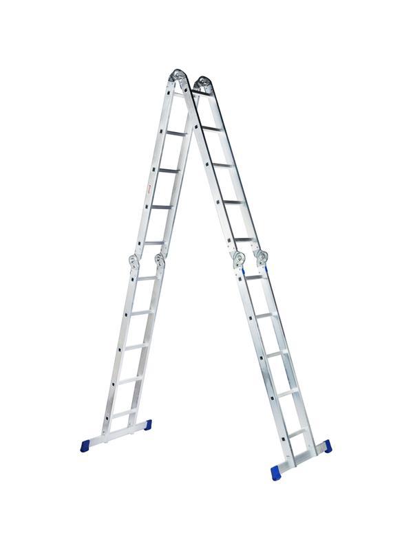 Лестница шарнирная алюминиевая 4х5 ступеней Комус      