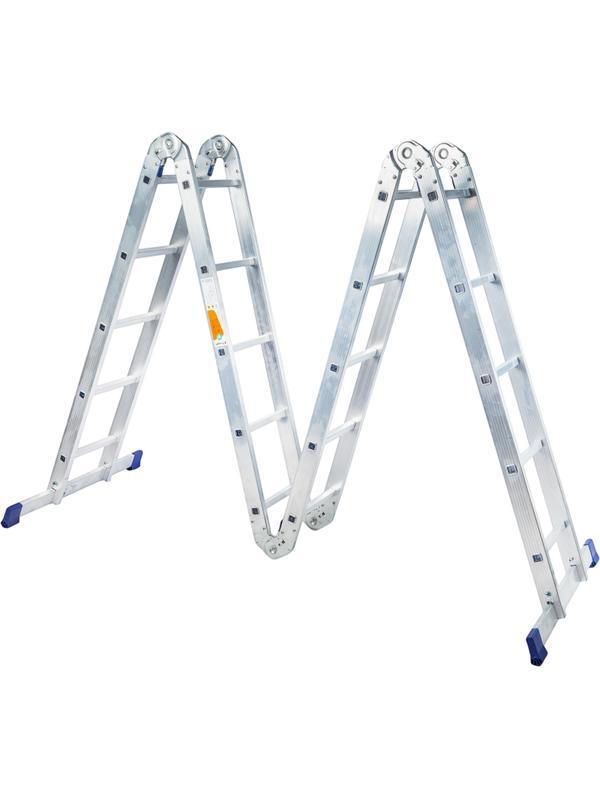 Лестница шарнирная алюминиевая 4х5 ступеней Комус      