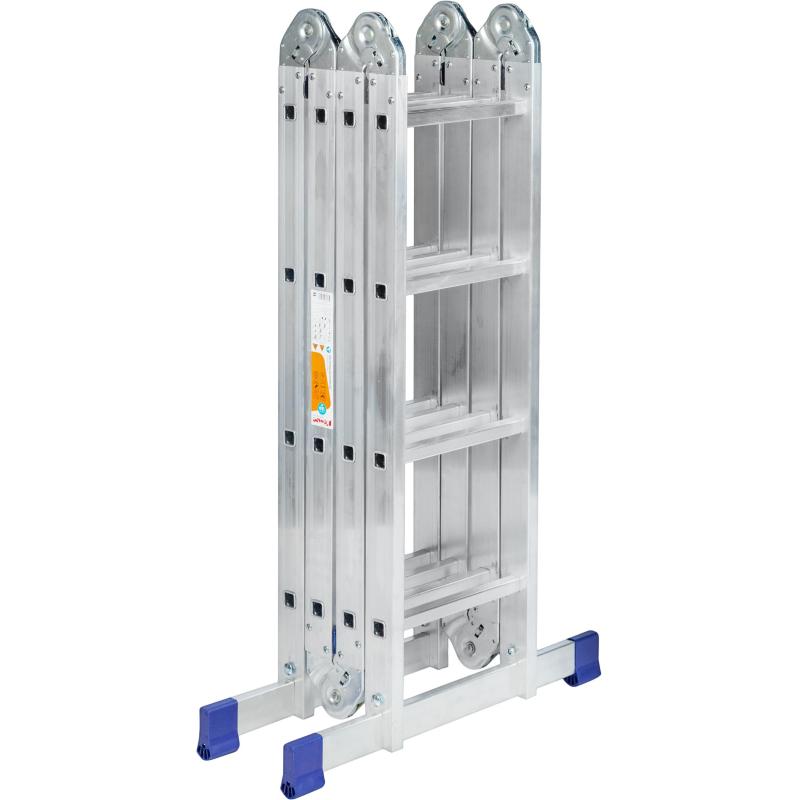 Лестница шарнирная алюминиевая 4х4 ступени Комус      