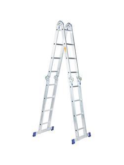 Лестница шарнирная алюминиевая 4х4 ступени Комус      