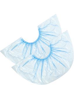 Бахилы мед. о/раз  полиэтиленовые нестер.'XL' 52х14,11мкм,голуб.1000пар/уп