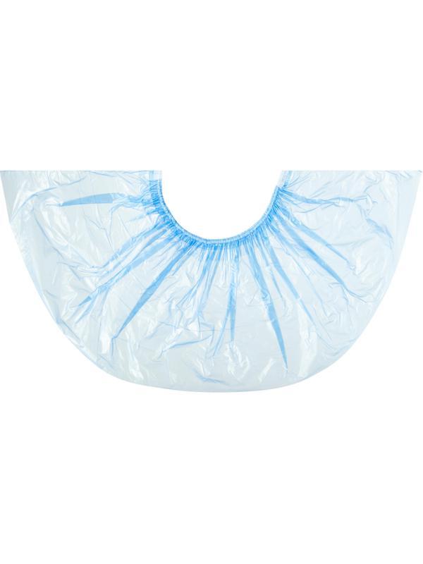 Бахилы мед. о/раз  полиэтиленовые нестер.'XL' 52х14,11мкм,голуб.1000пар/уп