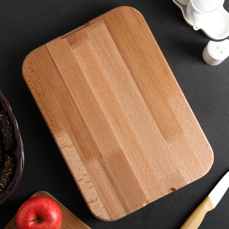 Доска разделочная профессиональная, бук 35x25x4см , 60070441