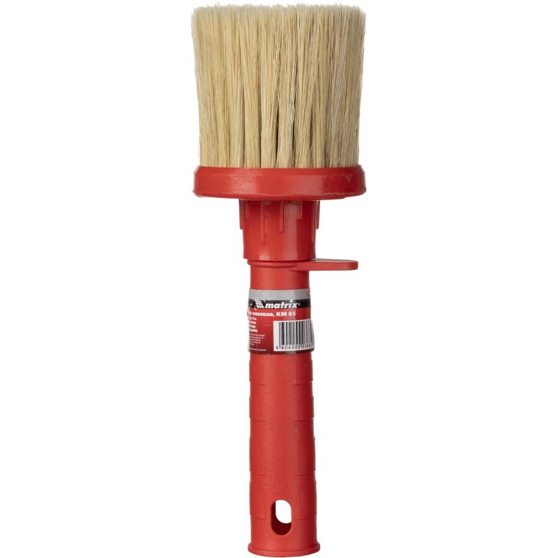 Кисть маховая КМ 65, натур.щетина, пласт.ручка MATRIX 84006