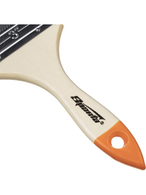 Кисть плоская Slimline 75 мм,натуральная щетина,дерев.ручка//Sparta(824405)