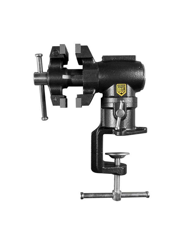 Тиски чугунные многофункциональные со струбциной 63мм BERGER BG1341