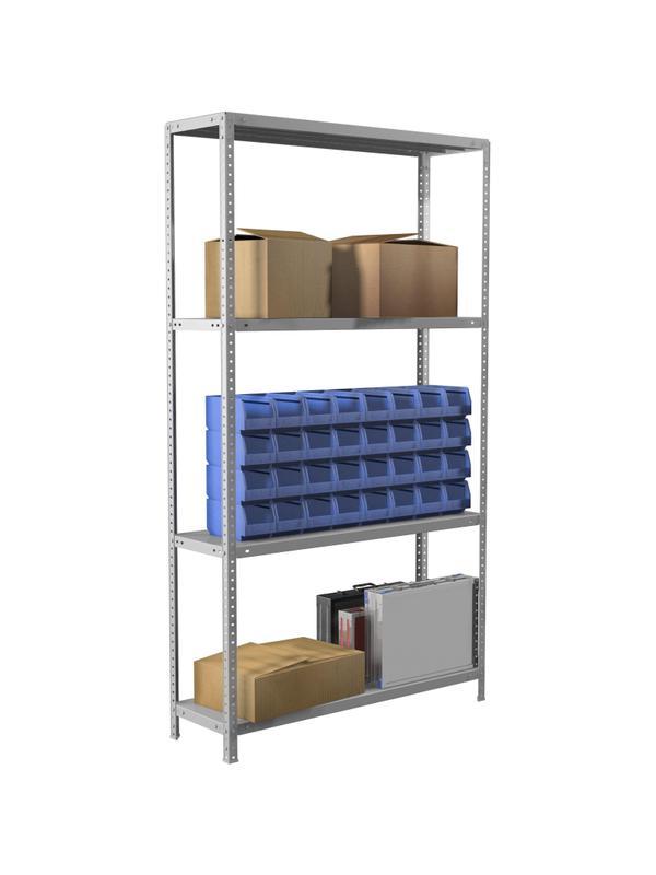 Стеллаж СТМ медицинский MS 185/100х60/4 (4 полки)