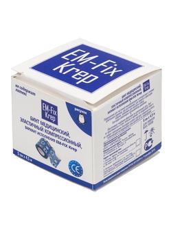 Перевяз. ср-ва Бинт эласт 5см х 4,5м EM-FIX KREP, детский с рисунком, синий