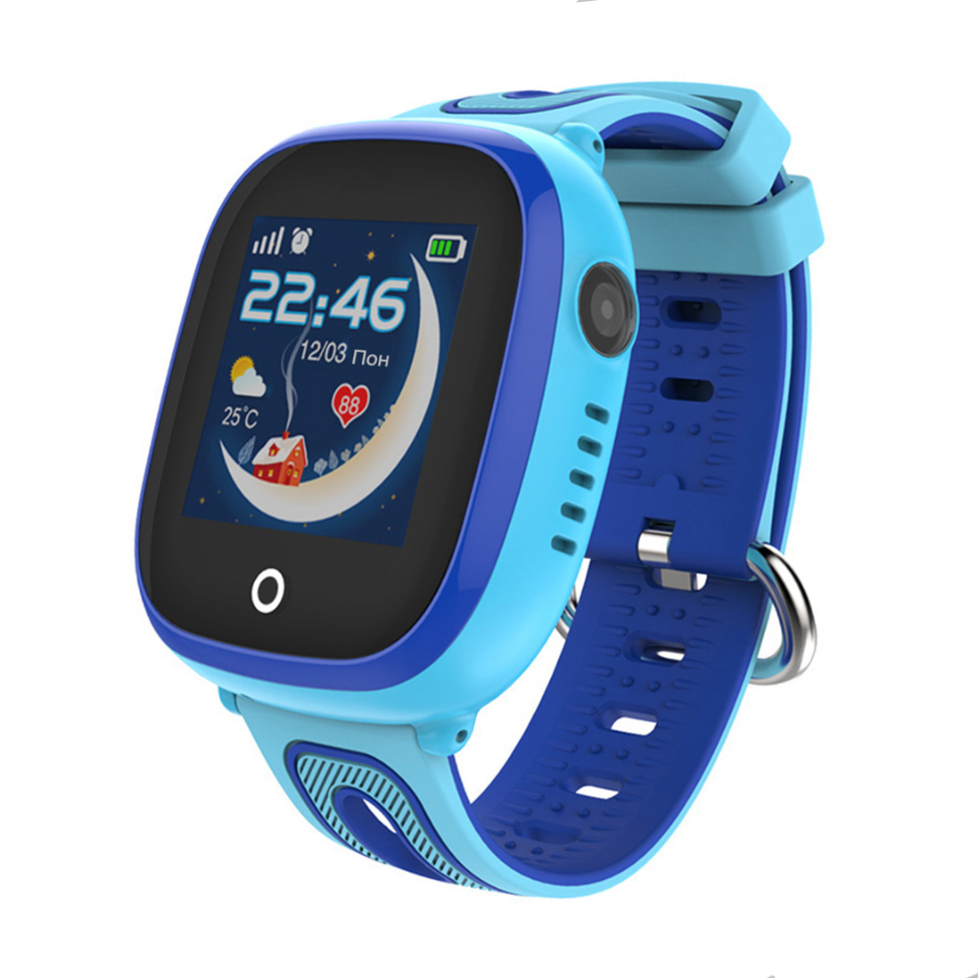 Детские Умные часы Smart Baby Watch W9s / Голубые