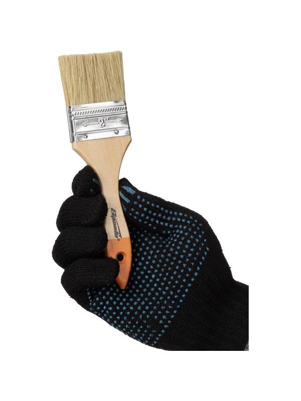 Кисть плоская Slimline 50 мм,натур. щетина,деревянная ручка//Sparta(824305)