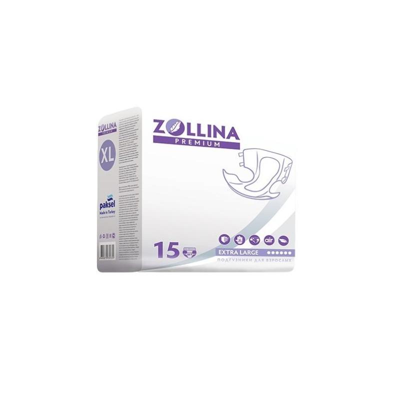Подгузники для врослых, Extra Large(XL), Zollina Premium 15шт/уп