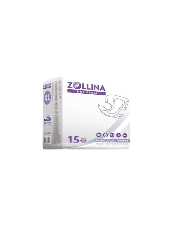 Подгузники для врослых, Extra Large(XL), Zollina Premium 15шт/уп