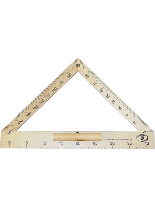 Транспортир 40см классный для шкаольной доски Можга, дерево арт С176