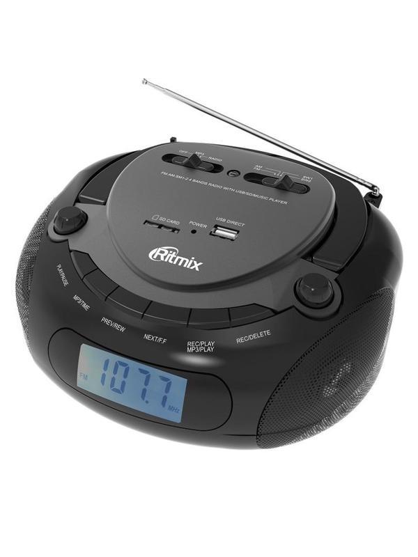 Магнитола Ritmix RBB-030BT Black