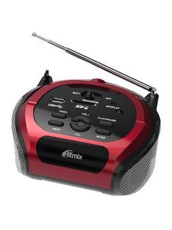 Магнитола Ritmix RBB-100BT Red